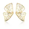 2021 livraison directe offre spéciale creux grand papillon boucle d'oreille pour les femmes métal ange aile boucles d'oreilles déclaration mariée mariage bijoux