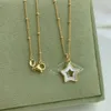 Pendant Necklaces 2021 14KGF Nature Pearl Star Necklace for Women Girl Gift Finejewelry