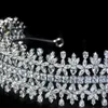 Barrettes à cheveux YCDZSWWL, couronne complète en Zircon, couvre-chef de mariée, diadèmes scintillants, bandeaux en cristal, accessoires de mariage pour femmes