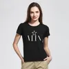 高品質のTシャツメーカー夏のTシャツメンズ半袖TシャツCheening Fans Print Tシャツの男性と女性の恋人たち