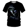 T-shirts pour hommes 2021V Word Vendetta 3D T-shirt d'impression Hip-Hop Clown Casual Respirant Chemise à manches courtes Vêtements de rue