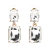 10 couleurs cristal brillant Boucles d'oreilles Brincos charme strass gouttes boucles d'oreilles bijoux de mariage de mode