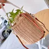 2021 Leisure Hightend Women Fresh Straw Bag سلة سلة كبيرة جدًا لمزاج الموضة العرف المخصص العلامة التجارية الواحدة التي يجب أن تكون 221D