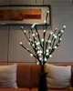 Free Shipping Pussy Willow Branch Light 20" 48LED Light Up Spring Pussy Willow Branch Christmas Home Party Wedding Holiday Deco