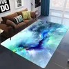 3d Galaxy Space Stars Mattor för vardagsrum Kaffebord Bäddsoffa Sovrum Golvmatta Tvättbara Stora Slip Golv Rug Mattor 210317