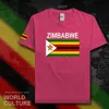 Zimbabwe Men T Shirt Jerseys Nation Team Tshirt 100% Bomull T-shirt Kläder Tee Land Sporting Zwe Yezimbabwe Zimbabwean x0621