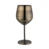 Muggar 500ml Stainless Steel Goblet Champagne Cup Vinglas Cocktail Creative Metal för Bar Restaurant