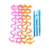 12pcs 55cm Hair Curlers Magic Styling Kit No Heat With Style Hooks Heatless Wave Formers For Most Hairstyles
