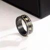 2021 luxury ring ceramic rings love pattern plated 18K gold fashion couple ring matching gift box