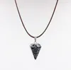 Necklaces & Pendants Jewelrynatural Stone Arrow Head Pendant Necklace For Women Men Arrowhead Point Lucky Chakra Healing Reike Charm Crystal