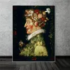 Large Size Flowers Man Classical Oil Painting Print on Canvas Art Posters and Prints Famous Art Picture Home Decoration Cuadros