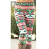 Dubbelkorgar Jul Snö Elk Leggings Women Lady Casual Elasticity Skinny Printed Stretchy Pants Plus Storlek 4xl 211215