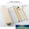 4Pcs Set Reusable Stainless Steel Metal Straw Drinking Straws Washable With 2 Cleaning Brush For Mugs Factory price expert design Quality Latest Style Original