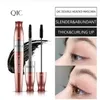 Nuovo volume di fibra di mascara a doppia estremità QIC Volume 4D Mascara Argiditura della placcatura in oro rosa NATURALE NON-SMUDE COOLIS CAGNO COSMETIC