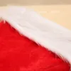 Wysokiej jakości Christmas Hats dla Dorosłych Pluszowe Zagęścić Santa Hat dla Kid Nowy Rok Prezent Wesołych Świąt Boże Narodzenie Festiwal Dekoracji