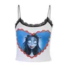 Traf Crop Tops For Girls Corset Camis Y2k Women Gothic Clothing Vintage Aesthetic Sexy Chest Binder Bra 217021 210712