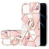 28 DeSigns Металлический держатель кольца пальца Мягкий TPU для iPhone 15 14 13 Pro Max 12 11 XR XS x 8 7 Samsung S23 Plus Ultra Fe Geometric Marble Imd Bling Granite Cover Cover Cover