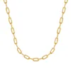 14k gouden platte ketting