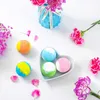 60g Bubble Bath Salt Ball Explosion Natural Floral Menthe Rose Lavande Huiles Essentielles Bathbombs Fizzers Douche Steamers Bathing Bomb YL0314