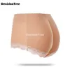 2021 Kvinnors Butt Livare Shapewear Enhancer Padded Control Panties Boyshort Briefs Fake Buttock Hip Byxor Lace Underkläder