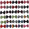 60PC/LOT Dog Apparel Nowe kolorowe ręcznie robione regulacje zwierząt domowych Bow Cat Scyk Ties Pielęgnacja