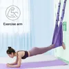 Adjustable Door Flexibility Leg Stretcher Strap for Dance Gymnastics Trainer Hammock Swing Yoga Stretch Belt Aerial Yoga Strap Q0219