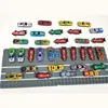 Mini Eisen Cartoon Bunte F1 Rennwagen Modell Tasche Kinder Spielzeug Sportwagen mit Start- und Landebahn Parkplatz Weihnachten Kind Geburtstag Junge Gif8485042