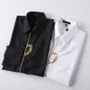 2021 Projektanci Męskie Dress Business Fashion Casual Shirt Brands Mężczyźni Spring Slim Fit Koszulki Koszulki De Marque Wall Hommes # M-3XLMEN03