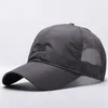 Snapbacks Big Head Plus Size gorra de béisbol Summer Thin Fabric Mesh Sun Hat Hombres Snap Cap M 55-59cm Longitud 60-64cm G230529