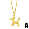 Pendant Necklaces Cute Poodle Necklace Choker Gold Chain Women Charm Simple Dog White Rhinestone Engagement Jewelry