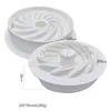 SHENHONG 3PCS Moule à gâteau en silicone pour la cuisson Vortex Love Diamond Heart Mold Dessert Mousse Décoration Pâtisserie Outils 210225