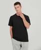 Men's T-shirt Sports Short Sleeve Quick Drying Running Fitness Top Casual High Elastic Breathable Solid Color fallow Shirt Gym Clothes GH12