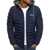 Casacos de Inverno Oversize Down Casaco Homens Marca De Golfe Acolchoado Cardigan Cardigan Drawstring Digpado Jaqueta Quente Esportes Outerwear Top 211217