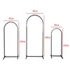 Party Decoration 1 Set=3pcs Wedding Arches Iron Pipe N-shaped Flower Stands Metal Props Background Artificial Decorations