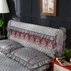 European-style Headcover Bedspread Crystal Velvet Dust-proof Backrest Simple Modern Soft Bag Cotton Elastic Bedside Cover T200901