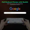 Mini clavier sans fil T120 2.4G, 7 couleurs, Gyroscope vocal rétroéclairé, apprentissage IR, Air Mouse, télécommande pour Android TV BOX/Windows/Mac OS