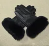Premium Brand Зимние кожаные перчатки и флисовые сенсорные экраны REX REX MIR BRABIT MROK PITY CONDOOGE CONDORY THERMAL OELLSKIN SUB PAB-палец Перчатки 988