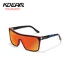 KDEAM summer style Men Sunglasses Polarized One-piece Shape Fashion Sun Glasses Suitable Long-lasting Goggles KE57