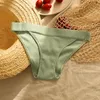 Women's Panties ATHVOTAR Sexy Cotton Briefs Girls Comfortable Lingerie High-Elastic Mid Waist Solid Color Knickers Women's Underpants