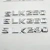 Emblema de tapa de maletero trasero, número de letra para Mercedes Benz R170 R171 R172 SLK32 SLK63 SLK55 SLK200 SLK220 SLK230 SLK250 SLK260298i