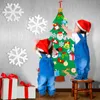 Xmas 3D DIY Felt Christmas Tree Decorations for Home Decoration Gifts Year Navidad Noel Y201020
