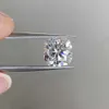 Meisidian D VVS 8x8 쿠션 오래 된 광산 컷 골동품 화이트 루스 보석 Moissanite 다이아몬드 반지 H1015