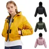 Women's Jackets European Loose Autumn And Winter Cotton Clothes Hooded Coat Long Sleeved Short Jacket Casual