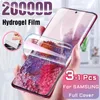 Hydrogenl Film för Samsung Galaxy S21 S20 Plus Ultra Screen Note 20 10 9 S10 S8 S9 8 Plus Lite Fe S10e S20fe 5G E S 21 Not Glass