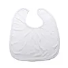 Sublimatie Blanco Baby Bib Warmte Pers Wit Afdrukbare Herbruikbare Dribbler Feeder Drool Bibs Blanks voor baby Pasgeboren DIY RRE12005