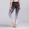 Yoga calças mulheres vestuário esportivo estilo chinês impresso yoga leggings fitness yoga running calças esportivas calças de compressão collants h1221