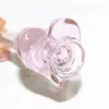 Tazones de vidrio en forma de corazón de 14 mm Cuencos de vidrio para pipas de agua para tuberías de agua Bong Dab Rigs Ash Catchers