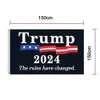 Trump Flag 2024 Valflagga Banner Donald Trump Flagga Keep Amerika Bra igen Ivanka Trump Flaggor 150 * 90cm 12 stilar Sea Shipping EEA1277