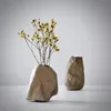 Nouveau vase moderne en céramique décor à la maison mode orgue floral chambre principale créative vase en pierre en céramique ornements cadeau de mariage 210310