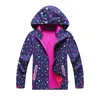 Printemps automne enfants enfants vestes manteaux grandes filles coupe-vent imperméable de haute qualité étoile 211204